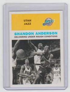 1998-99 Fleer Basketball CLASSIC '61 #64C SHANDON ANDERSON /61 Jazz 🔥🔥 RARE - Picture 1 of 2