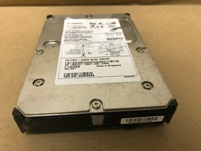 Seagate 73.4GB ST373453LW 291243-001 273410-001 15K SCSI 68-pin hard drive - Image 1 of 2