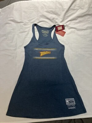 Golden State Warriors Tank dress, size medium, NWT! Mitchell & Ness Brand! - Image 1 of 4