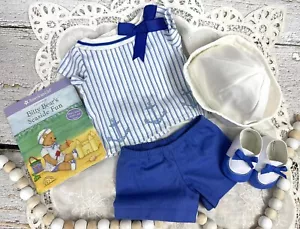 Conjunto American Girl Bitty Baby 2012 Seaside Retirado Nuevo En Caja 0124 - Imagen 1 de 10