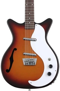 Danelectro 12-string Semi-hollowbody Electric Guitar - Cherry Sunburst - Picture 1 of 8