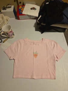 Camiseta Juniors Crop Arizona Fresa Talla XS (246) - Imagen 1 de 5