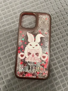 Custodia iPhone Skullpanda PopMart 'quicksand' Water Falling Glitter leggere descrizione. - Foto 1 di 1