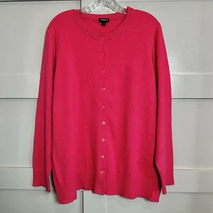 Cárdigan suave Torrid Everyday suéter rosa talla grande 1X para mujer’s - Imagen 1 de 7
