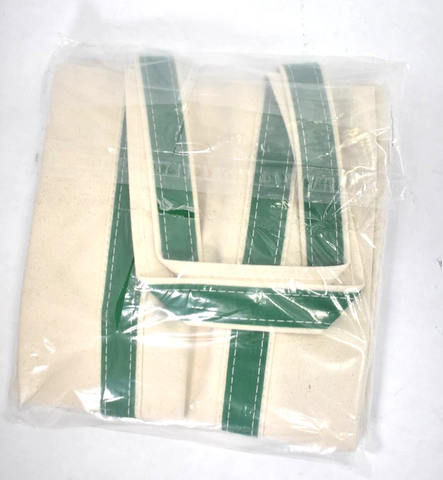 CB Station 4 Bottle Wine Carrier Tote Emerald Green Canvas 6918 G&J Logo