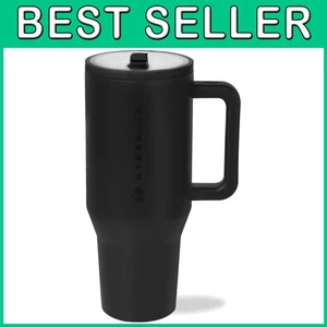 Isolierte 40oz Trinkflasche mit Flip Straw - Auslaufsicher - Bild 1 von 8