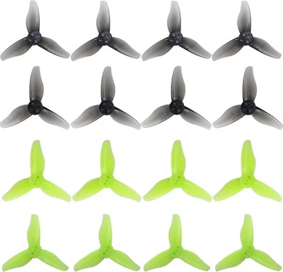 RC Propeller 2023 2 Inch 3-Blade 3 Holes Props for Gray + Green  - Image 1 of 4