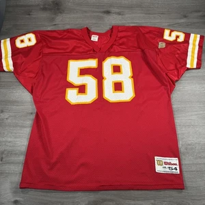Vintage Wilson Kansas City Chiefs Jersey 2XL Derrick Thomas 90s - Picture 1 of 7