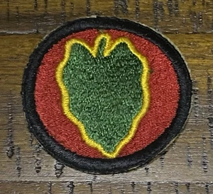 Vintage 24th Infantry Division Patch WWII Original Taro Victory Division - Picture 1 of 2