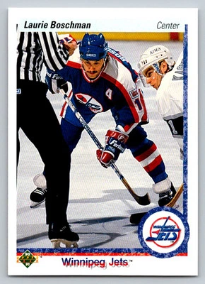 1990-91 Upper Deck #103 Laurie Boschman Winnipeg Jets - Image 1 of 2