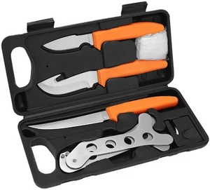 Deer Processing Hunting Knife Set, 7-Piece Game Field Dressing Kit Gifts for ... - Picture 1 of 6