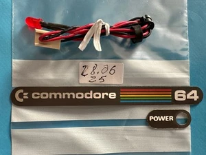 Commodore C64 Couleur Label Autocollant, Sticker, Badge, Logo, #11 25 - Photo 1/2