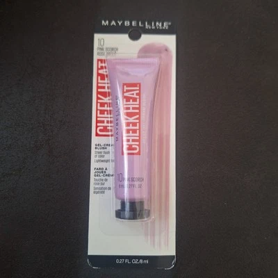 NEW Maybelline CheekHeat Sheer CreamBlush 10Pink Scorch Dewy MakeUp Beauty Face - Image 1 of 4