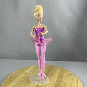 Barbie Ballerina Doll Blonde Pink Tutu Ballet Slippers Poseable Toy by Mattel - Picture 1 of 8