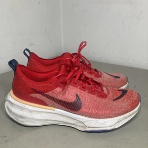 Nike ZoomX Invincible Run Flyknit 3 Red Running Shoes DR2615-600 Men's 10.5 - Picture 1 of 9