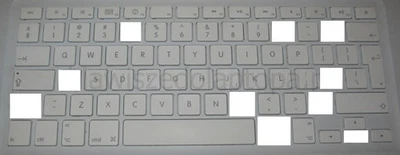 AP2 Teclas para teclado Apple Macbook G4 Unibody New generation A1181 A1185 - Imagen 1 de 2