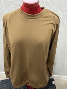 UNRL Men’s Large Pullover Sweatshirt Color Camel Outdoor Luxury - Picture 1 of 7
