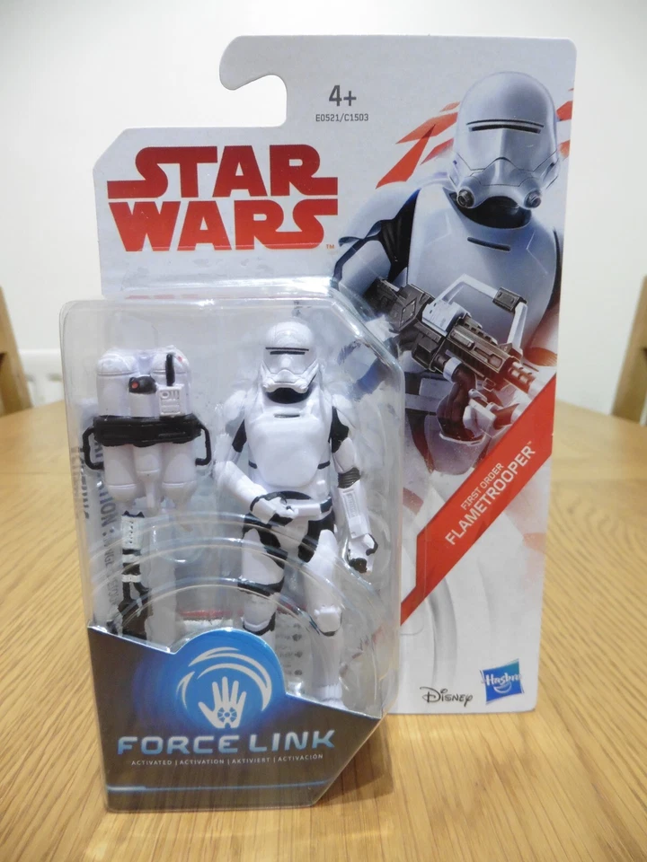 Star Wars Stormtrooper Force Link Figure – Hasbro Disney – Mint on Card (MOC)