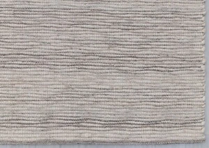Cream Charcoal Grey High Quality Wool Felted Nordic Solid Style Flatweave Rug - Picture 1 of 21