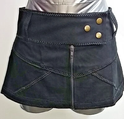 Cooler Feen Minirock mit Druckknöpfen von Luna-Design K-5035 - Bild 1 von 2