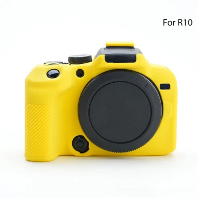 Funda protectora de silicona suave recubrimiento antiarañazos para cámara Canon EOS R10 Foto 1 de 3