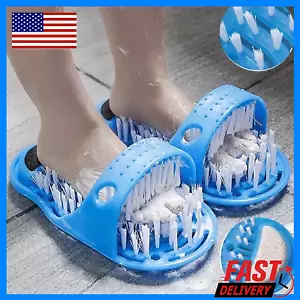 Foot Scrubber Brush Slipper Bath Shower Easy Spa Cleaner Scrub Feet Massage Wash - Picture 1 of 8