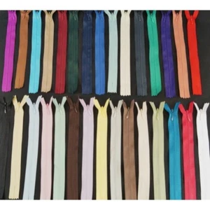 56cm / 22" Invisible Concealed Zip Metal End Nylon Fastener No.3 Weight - Picture 1 of 31