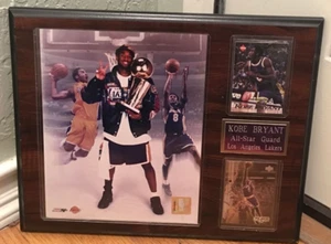 Vintage Kobe Bryant Framed Photo Collage Wearing #8 - Picture 1 of 5