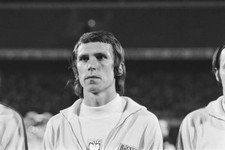 Polish footballer Henryk Kasperczak during FIFA World Cup 1973 OLD PHOTO