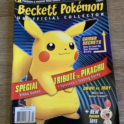 Vintage Rare Beckett Pokemon Tribute To Pikachu Unofficial Collector. 2008 Anime - Image 1 of 4