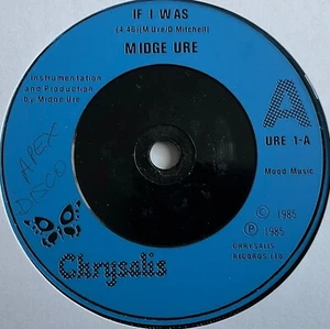 Midge Ure - If I Was - 7” Vinyl Single - Picture 1 of 3