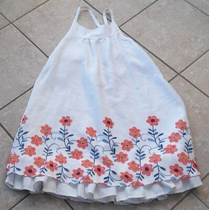 K&M*Sommerkleid*Kleid*Mädchen 164*weiß*Blumen*schick*festlich*Hochzeit*Träger* - Bild 1 von 8