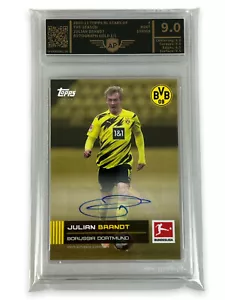 Julian Brandt Topps Bundesliga Stars of the Season 2020 2021 Autograph Gold 1/1 - Bild 1 von 2