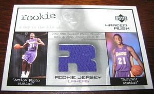  Camiseta deportiva de los Lakers 2002-03 Upper Deck Rookie Portfolio #RP-KR Kareem Rush - Imagen 1 de 4