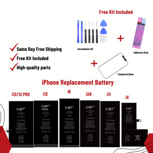 Battery For iPhone 6 6S 7 8 X XS 11 12 13 Pro Max Model Replacement w/ Tool Kit!