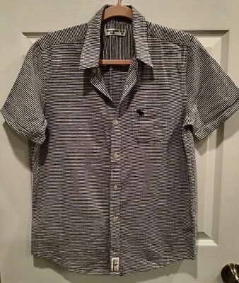 ABERCROMBIE KIDS SHORT SLEEVES STRIPED BUTTONED DOWN SHIRT s 15-16 Foto 1 de 3