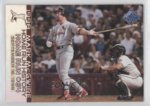 1999 Pacific Private Stock Home Run History Mark McGwire #7