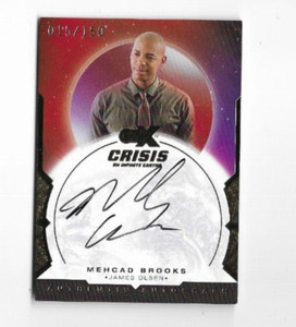 Cryptozoic Crisis CZX autograph card Mehcad Brooks 015/150 MB-JO