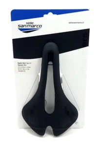 Selle San Marco Aspide Short Open-Fit Dynamic Bicycle Saddle, 155mm, Manganese - Picture 1 of 12