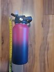 32 oz Stainless Steel Insulated Double Wall Sweat Proof Water Bottle with Straw