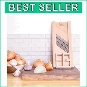 European Handcrafted Cabbage Slicer with Safety Guard for Perfect Coleslaw - Picture 1 of 8
