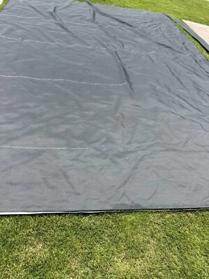 SunSetter  Awning FABRIC  (FABRIC ONLY) Charcoal Tweed (J) 14’ X 19’ 6” - Image 1 of 4