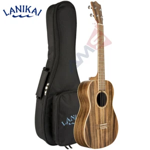 Lanikai ACST-B Solid Acacia Top Baritone Size Ukulele Natural w/ Padded Gig Bag - Picture 1 of 4