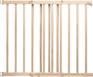 Evenflo, Top of Stairs, Extra Tall Gate, Tan Wood - Picture 1 of 12