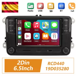 Noname RCD330 340G Radio de coche Carplay Android Auto Unidad principal para VW - Imagen 1 de 10