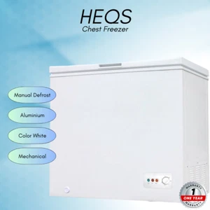 HEQS 200L Chest Freezer Adjustable Temperature Control - Picture 1 of 5