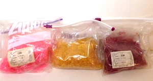 Tri-Beads Translucent Red Yellow Pink Plastic Acrylic Tri-Beads for Crafts - Picture 1 of 6