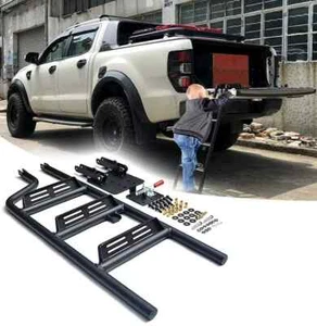 Pickup Truck Bed Step Tailgate Foot Ladder Fits For Ford Ranger 2023 2024 - Picture 1 of 8