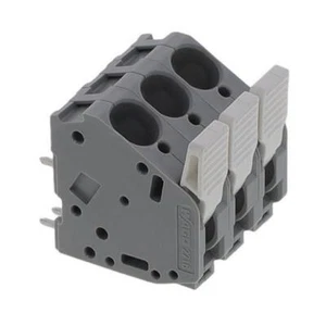 1x 2716-103 Wago Käfigklemme Leiterplattenklemme, 3-fach 1-reihig 10mm Rastermaß - Bild 1 von 1