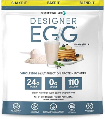 Huevo de diseñador, huevo entero multifunción huevo proteína en polvo, 12,4 oz caducidad 24/11 + REGALO Foto 1 de 4